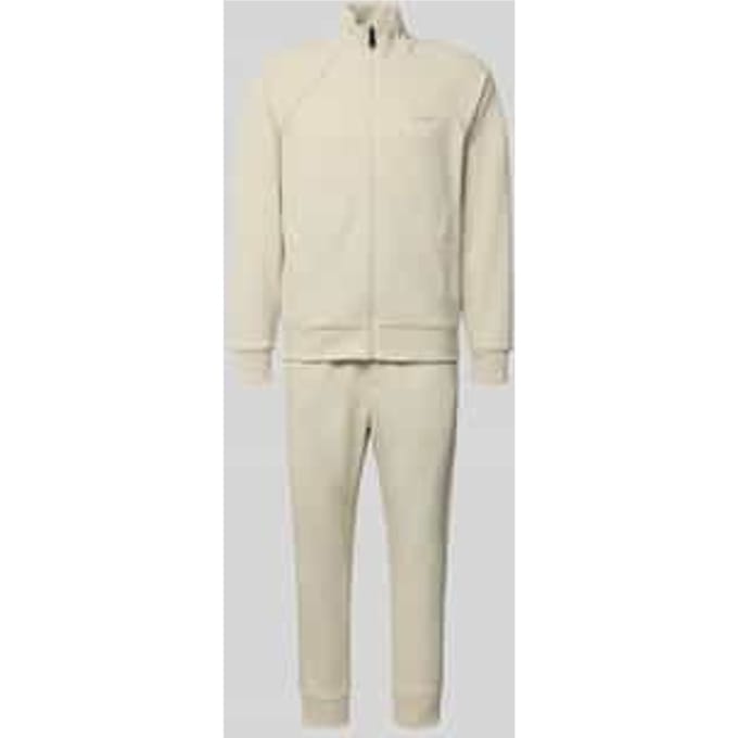 Regular fit sweatpak van katoenmix, model 'TRACKSUIT SET'