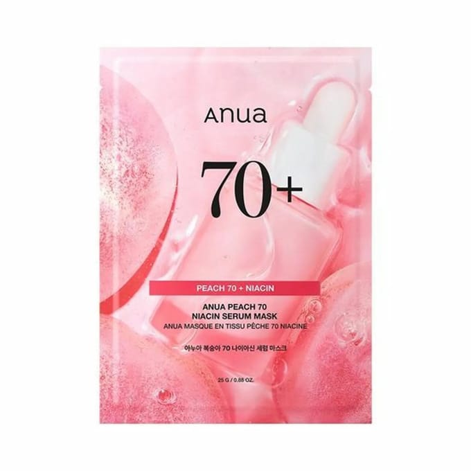 [Anua] Perzik 70 Niacine Serummasker 25g * 10EA pink