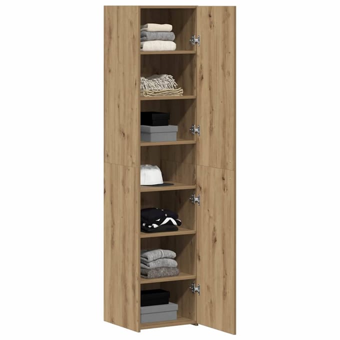 vidaXL - Highboard - Artisan - Eiken - 40 - x - 42,5 - x - 185 - cm