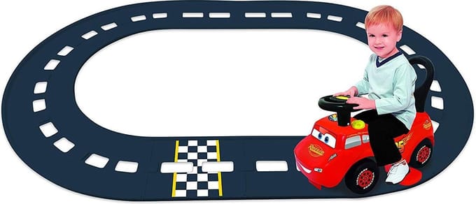 Kiddieland Disney Cars McQueen Loopauto - 3-in-1 met spoor en geluid