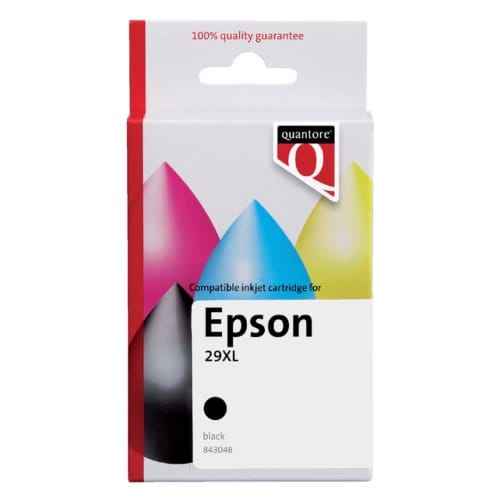 Inktcartridge quantore alternatief tbv epson 29xl T299140 zwart