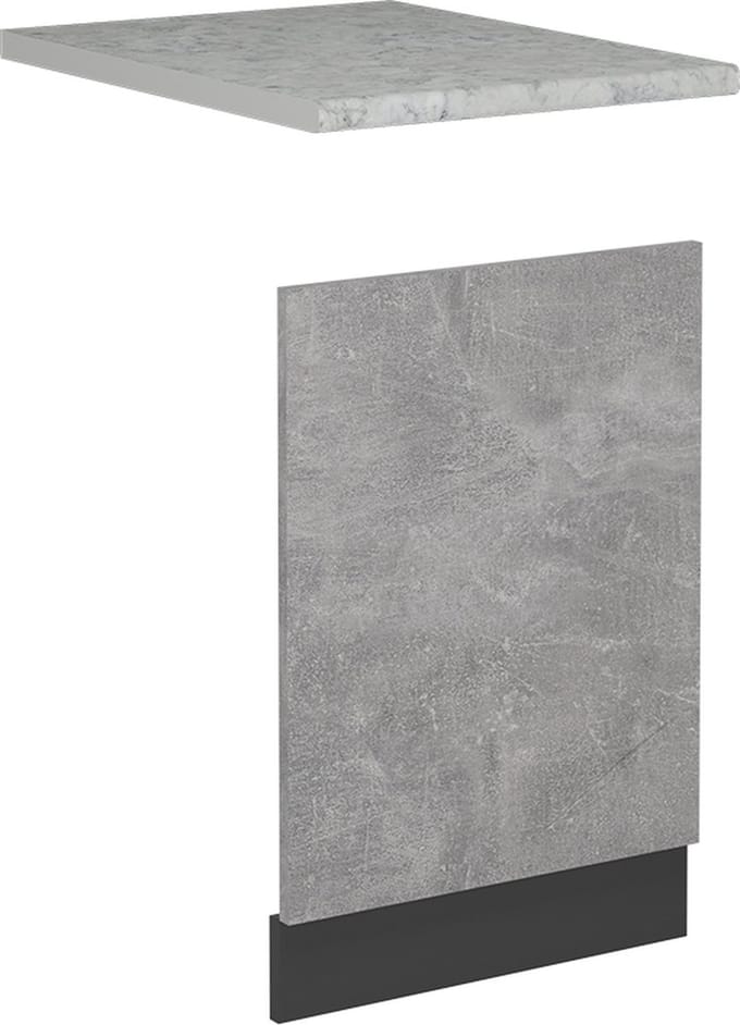 Vicco R-Line Voorpaneel vaatwasser – 45 cm, WB Marmer Beton
