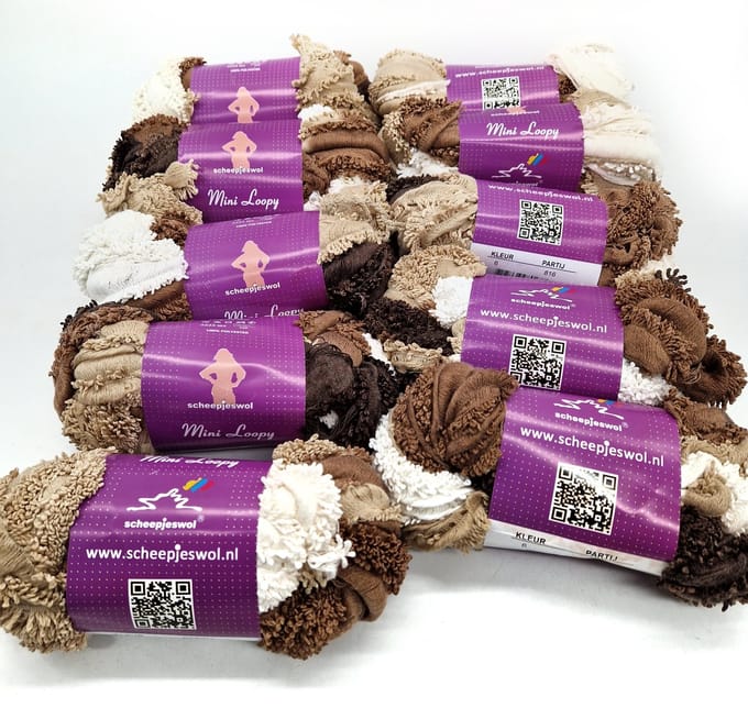 scheepjes miniLoopy kleur 6 wol scheepjeswol 120gram