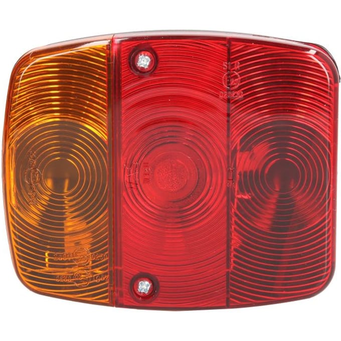 Waś Achterlicht (12V, met stoplicht, positielicht) WAS 92 W18U