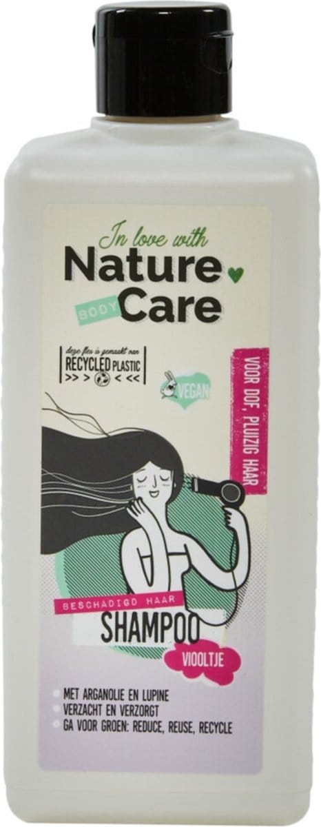 Nature Care Shampoo Viooltje Droog & Beschadigd Haar 500 ml
