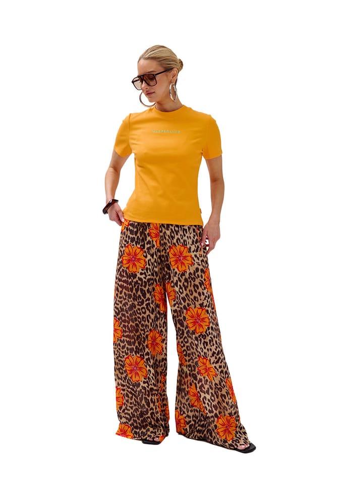Harper & Yve Broek Meike Pa Hs6p100 1294 Lexie Leopard Bloom Dames Maat - M