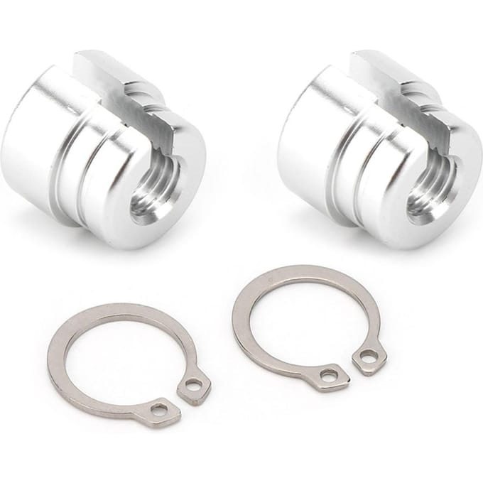 2 Pièces Bagues d'Accélérateur avec Circlips pour E28 E39 E36 M20 M30 M50 S14 M60 white