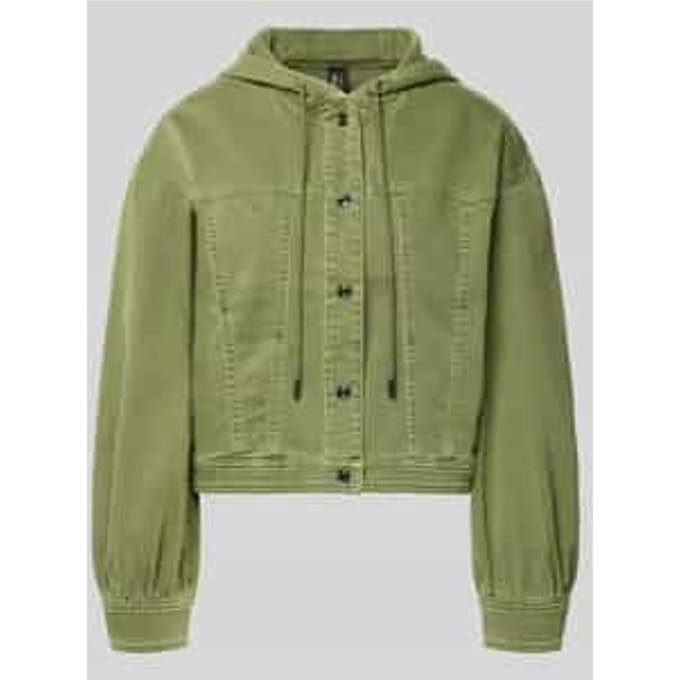 jeansjack met capuchon en steekzakken