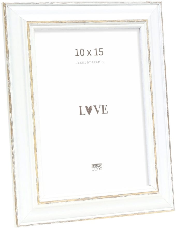 Deknudt S221H3 10X15 Wissellijst Papierformaat: 10 x 15 cm Wit, Zwart