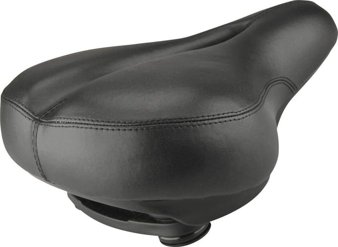 Zadel Super Soft met Geheugeneffect - Zwart