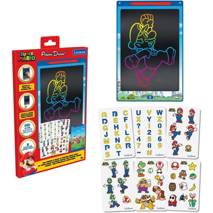 Tablette educatieve met elektronische inkt Lexibook Nintendo Super Mario Electronic Ink