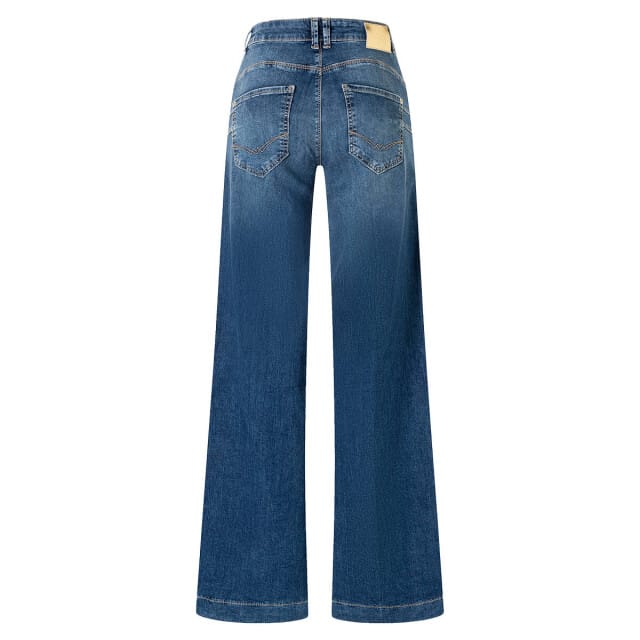 Wide leg jeans met 5-pocketmodel