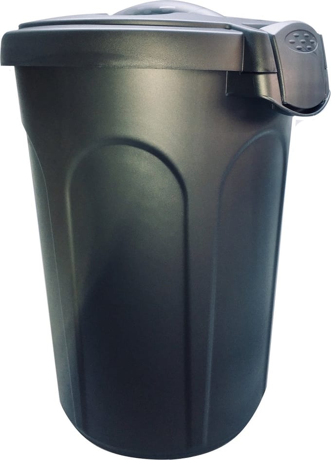 Opbergton met deksel 23 liter - voedselton - voorraadton - ton
