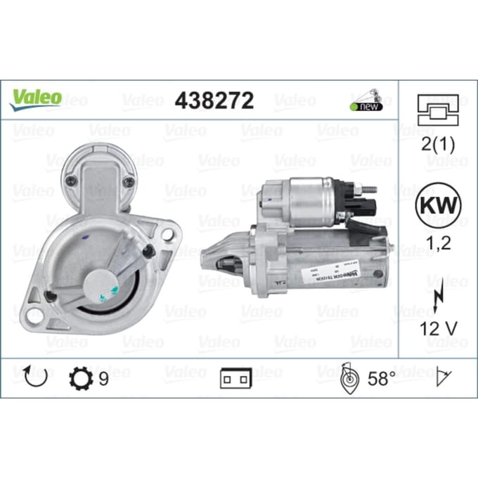 Starter VALEO ORIGINS NEW VALEO 438272