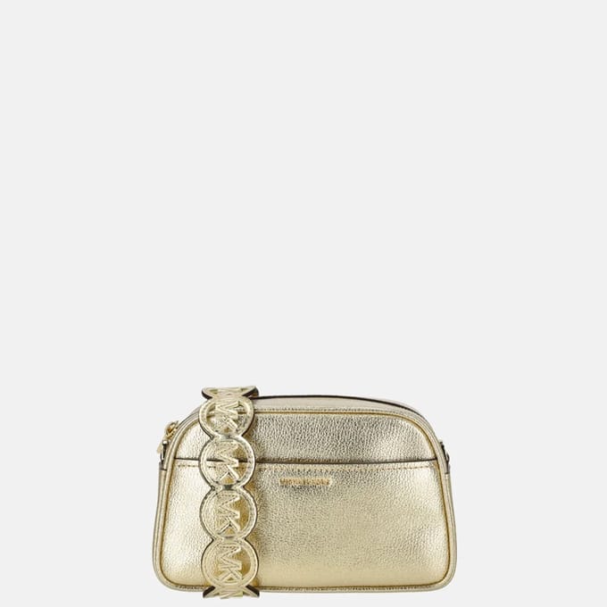Michael Kors Jet set crossbody tas pale gold