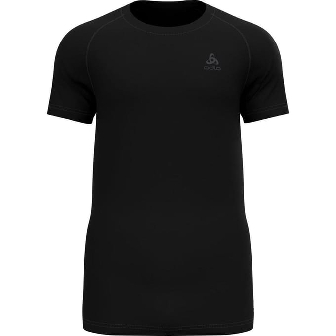 ODLO - Maat S - BL TOP Crew neck s/s ACTIVE F-DRY LIGHT - black - Mannen