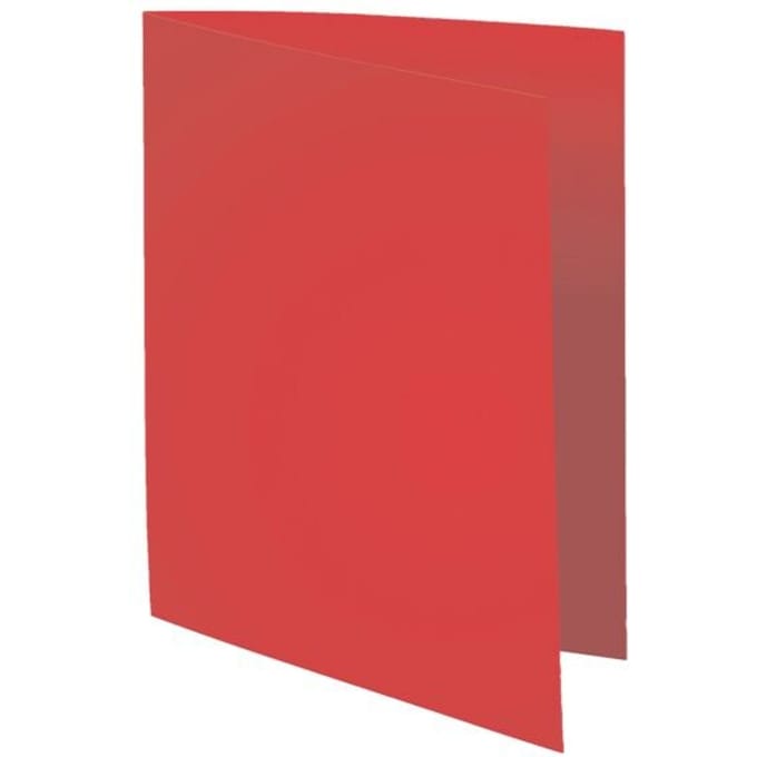 Exacompta FOREVER 170 - Pak van 100 dossiermappen 170g/m2- 24x32cm voor A4. - Rood - 420012E