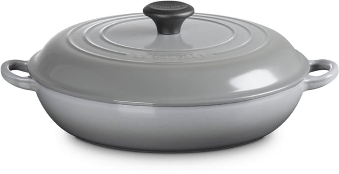 Le Creuset Tradition campagnard rond 30cm mist grey