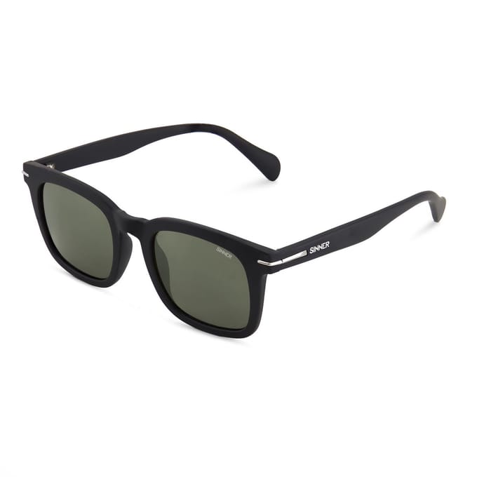 SINNER Filoti - Zonnebril - Polariserende SINTEC®-lenzen - Mat Zwart - Unisex - One size - BIO based frame