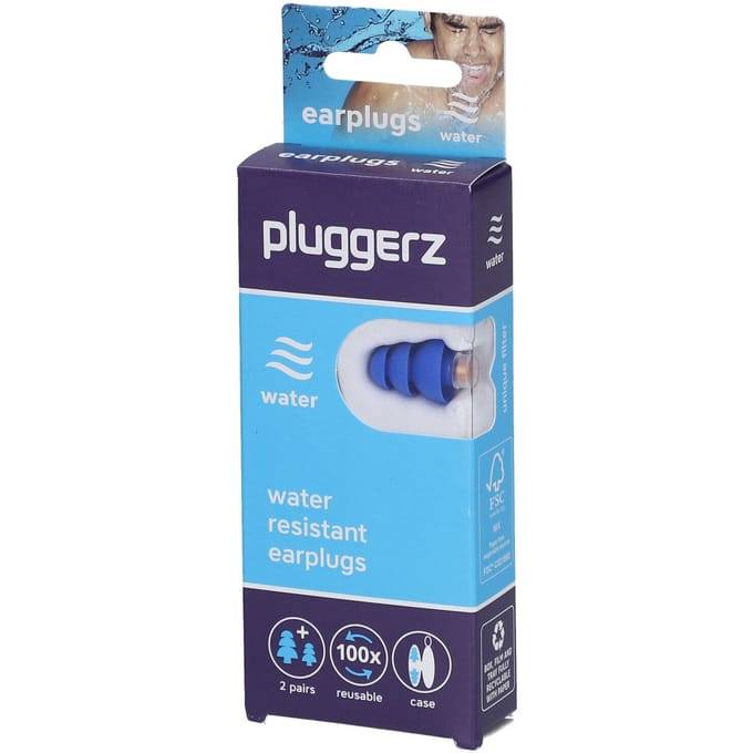 Pluggerz earplugs Water - Zwemoordoppen volwassene/kind