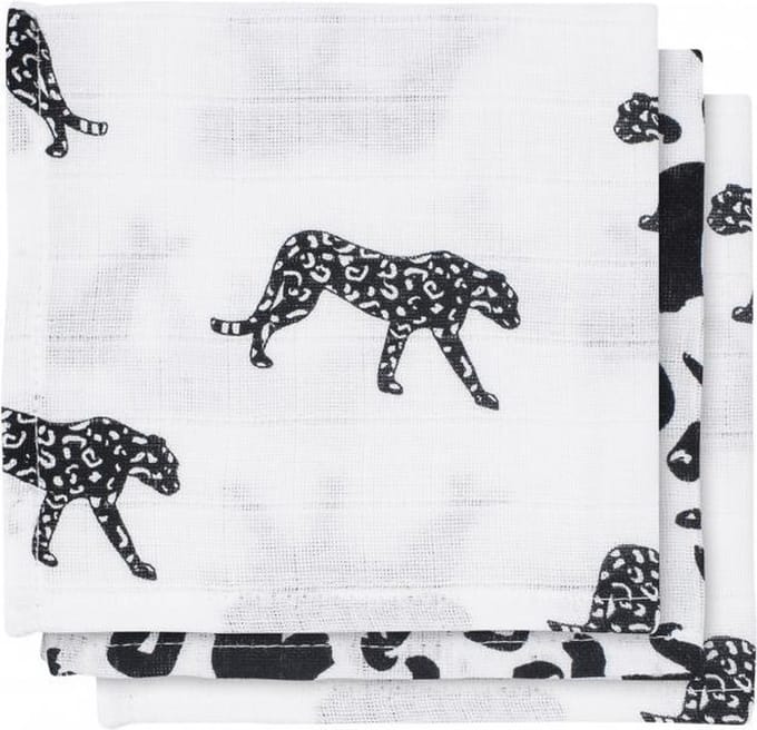 Jollein Leopard Monddoekje Hydrofiel 3 Stuks