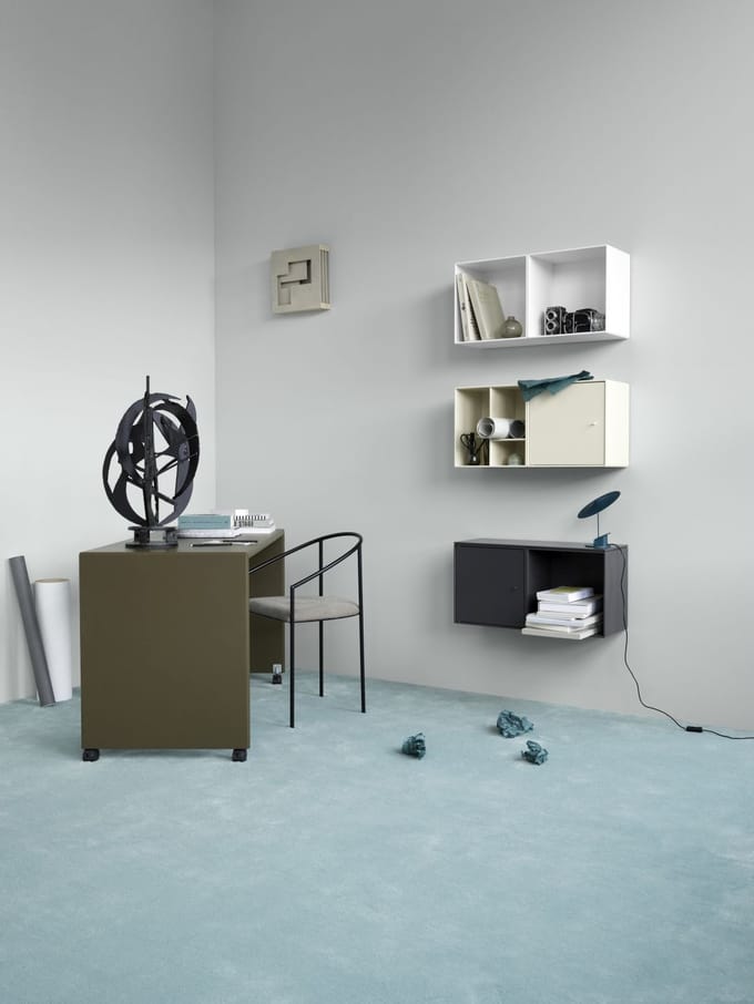Montana Montana Mini 1002 Wandmodule met drie vakken - Anthracite
