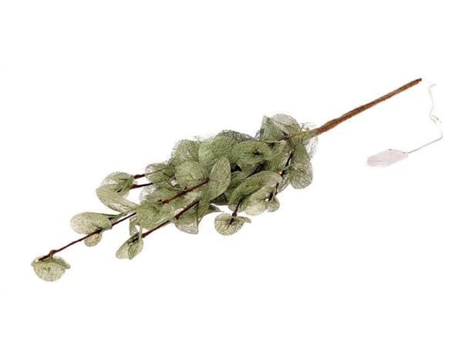 HBX natural living kunsttak LED decoratie groen USB verlichting.