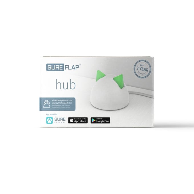 Sureflap Connect Hub Kattenluik Microchip - Kattenluik - Wit