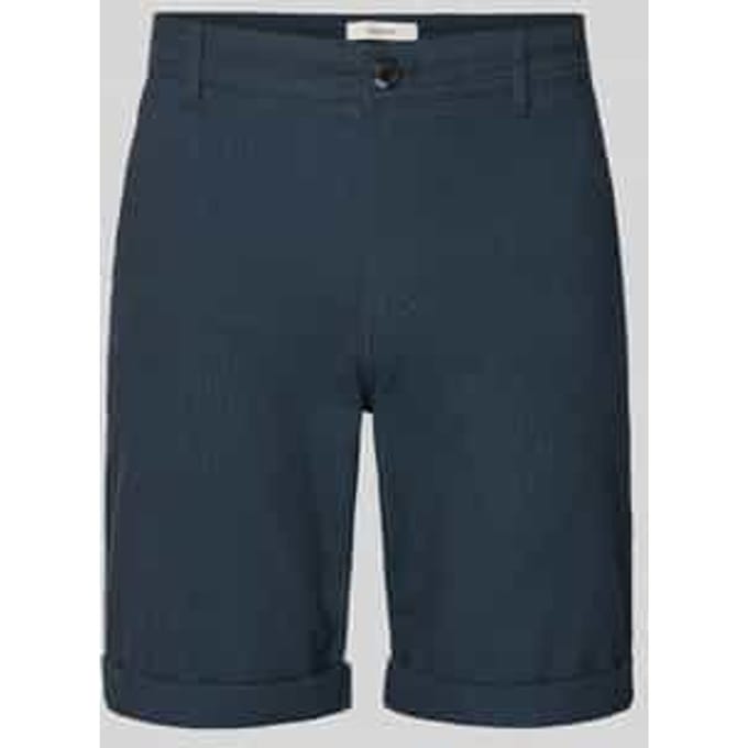 slim fit chinobermuda van katoenmix model 'LUTON'