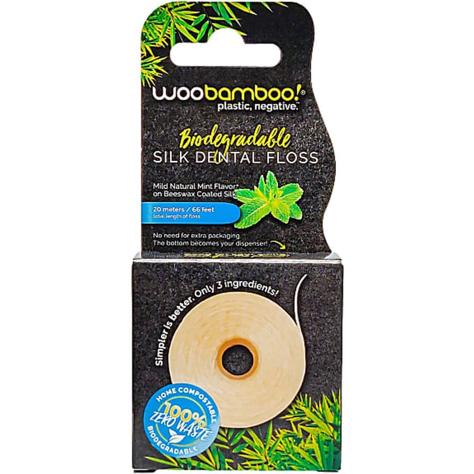 WooBamboo Eco Flosdraad Munt - 20 Meter
