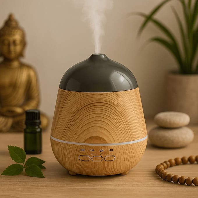 Aroma Diffuser - Verstuiver - USB - Kleurwissel - Timer - 120ML