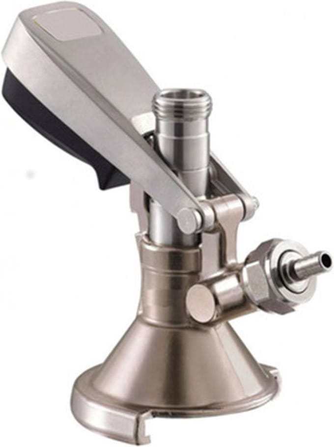 Type M Fustkoppeling - Bierfust koppeling - Combi schuifkoppeling - Koppeling biervat - Koppeling voor bierfust - zonder uitloop - 2 x 5/8"