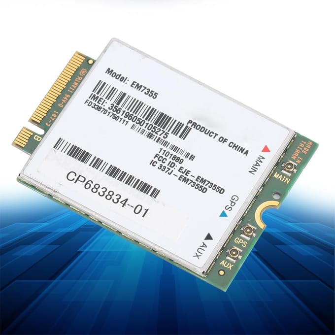 Voor Sierra Wireless AirPrime EM7355 100Mbps Notebook Ingebouwde 4G LTE Module voor AT&t Verizon gray