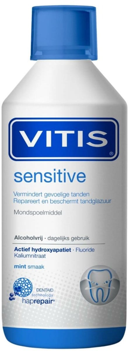 Vitis Mondwater Sensitive - 2 x 500 ml - Voordeelverpakking