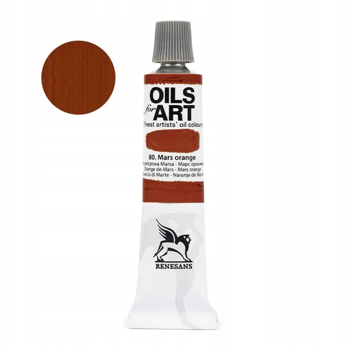 Olieverf Olej voor Kunst 20ml 80 Mars Oranje