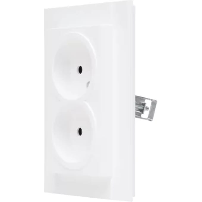Kopp Inbouwstopcontact Athenis Ongeaard 1-polig Wit Ip20