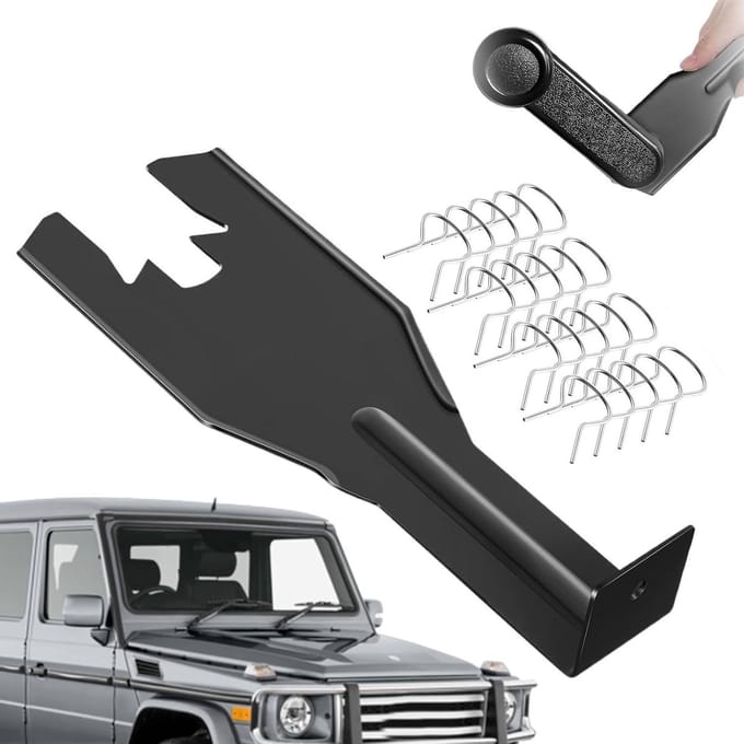 Raamhandel Verwijderaar - Raamcrank Tool - Auto Onderhoud - Schadepreventie Ontwerp - 20 x 10 x 5 cm - Metaal