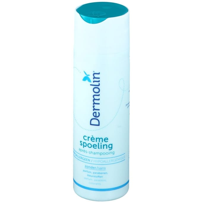 Dermolin Crèmespoeling Gevoelige Huid Parfumvrij Tube 200ml