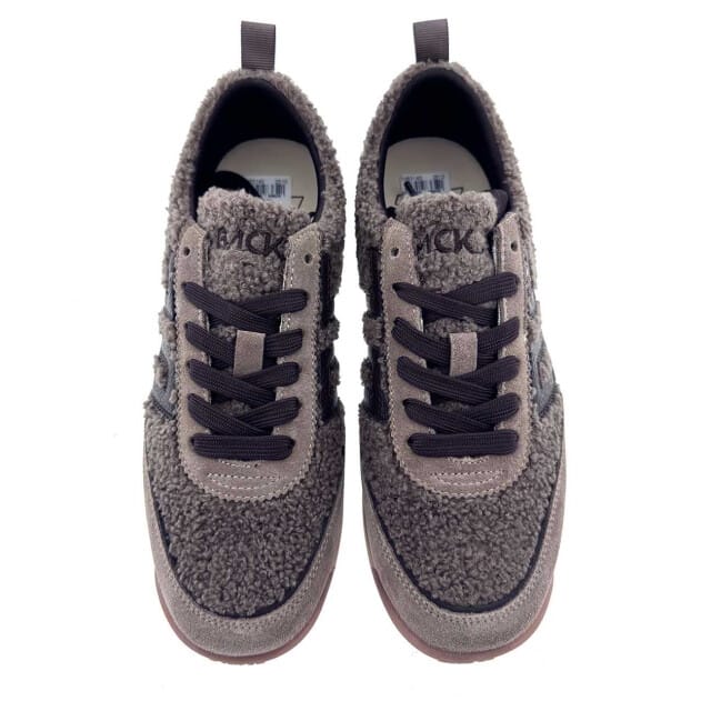 BACK70 Jogger Teddy Sneakers - Leer - Dames - Bruin - Maat 40