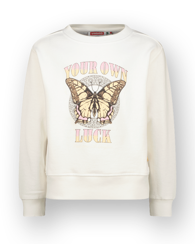 Vingino Nolina Real White Maat: 16 | Truien Outlet | Unisex | Wit