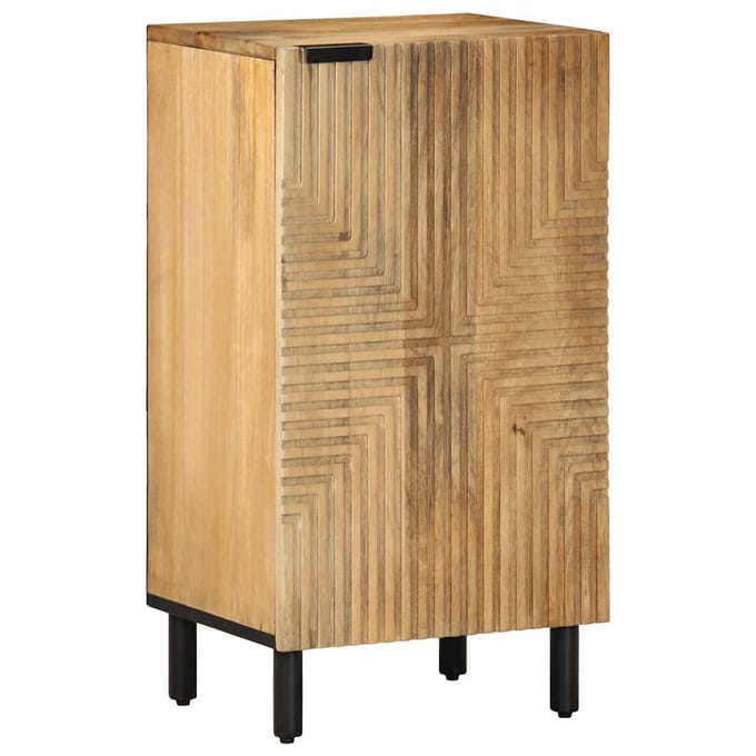 vidaXL - Dressoir - 40x33x75 - cm - massief - mangohout - bruin