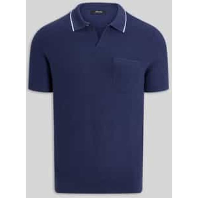 relaxed fit poloshirt van katoenmix