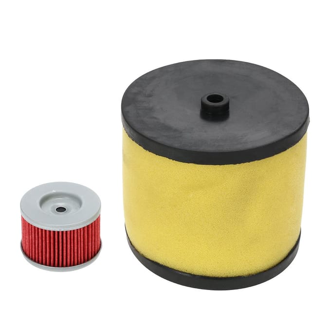 Filtre à air + filtre à huile + bougie d'allumage pour Honda Foreman 400 4x4 95-03 (TRX400FW) yellow