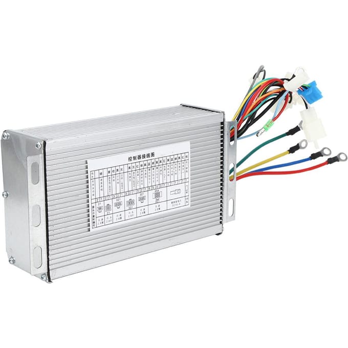 18 Buis 48V1000W Elektrische Fiets Aluminiumlegering Borstelloze Controller Grote Vermogen E-Bike Accessoire white