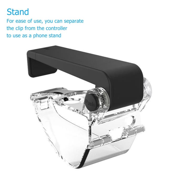 Support de clip pour manette de jeu, design évolutif, angle réglable, support de téléphone pour manette Xbox black
