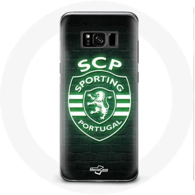 Hoesje - SCP - Samsung Galaxy S8 - Lichtgevend - Sporting Portugal - Flexibel