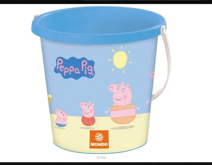 PeppaPig emmer, Strand emmer, Emmer, Peppapig emmertje