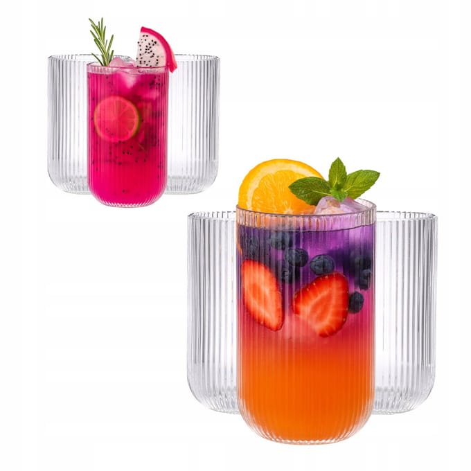 Set van 6 Selena Glazen - 430 ml - Stijlvol en Duurzaam