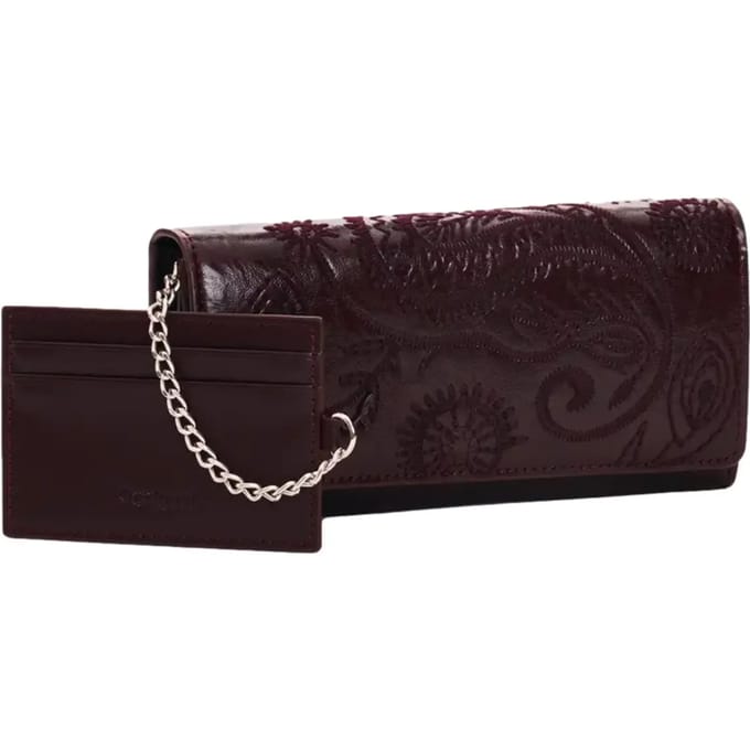 Desigual portemonnee kaarthouder Mone Sirocco Marina Long Wallet Bordeaux (rood)paars