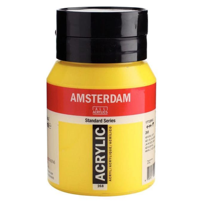 Amsterdam Standard Series Acrylverf Pot 500 ml Azogeel Licht 268